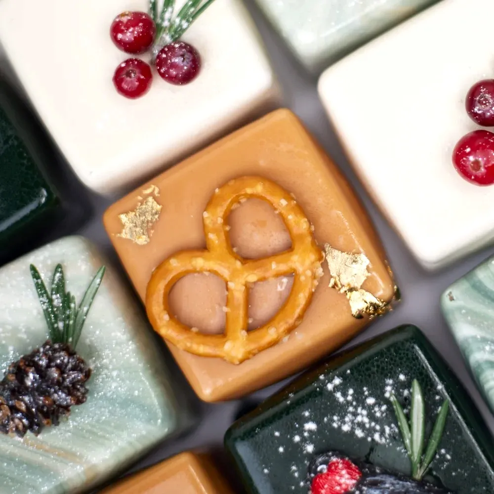 Куб «Манго-маракуйя» новогодний