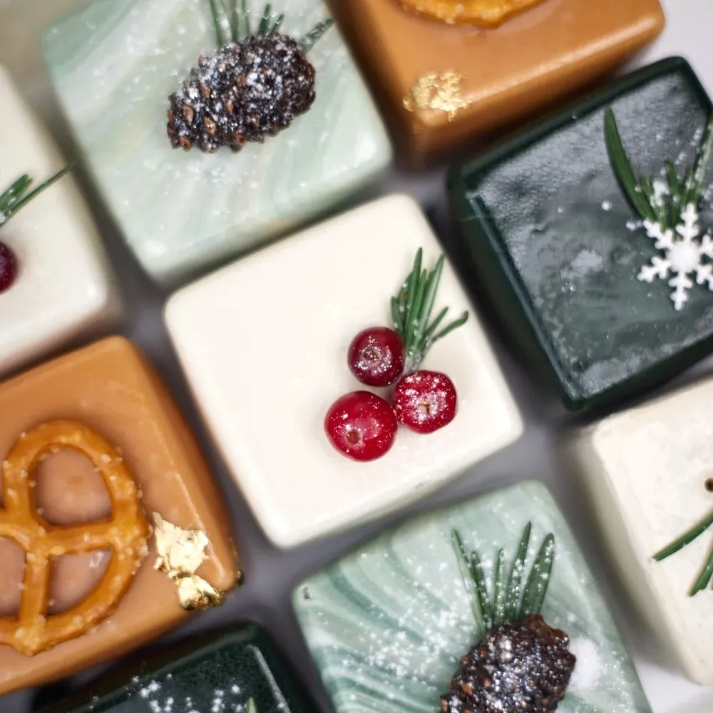 Куб «Лесные ягоды» новогодний