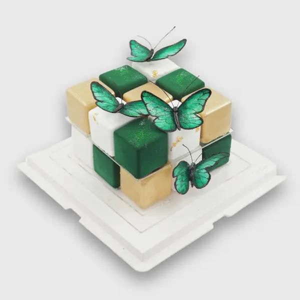 Торт Кубик на два яруса Emerald_фото_товара0