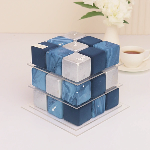 Торт Кубик Silver Indigo_фото_товара0