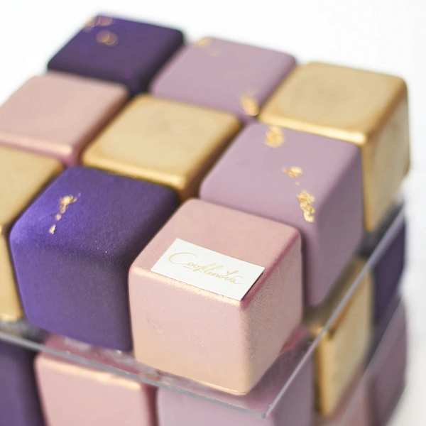 Торт Кубик Golden Violet_фото_товара3