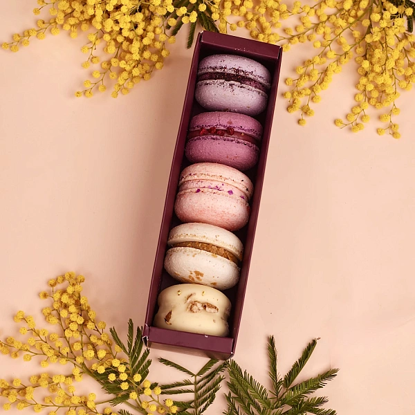 Макаронс «Весна» к 8 марта 5 шт._фото_товара0